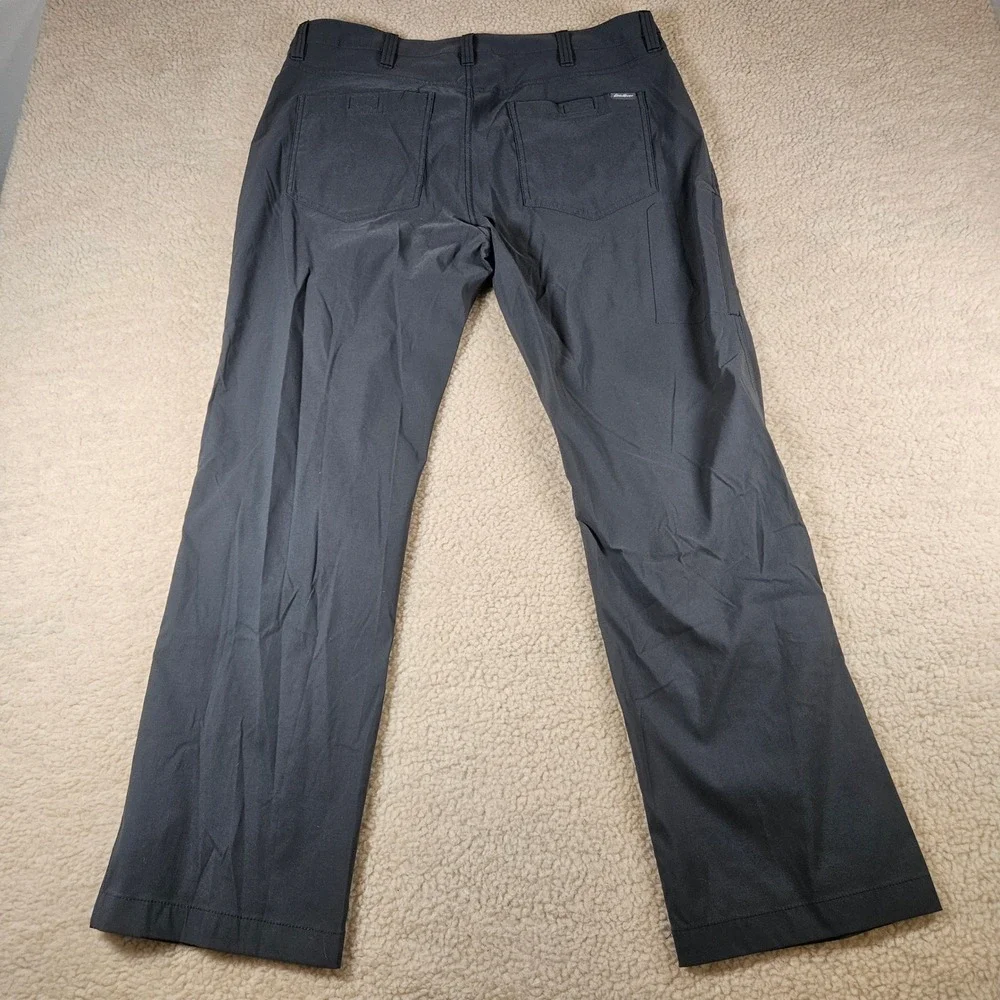 Eddie Bauer Tech Pants Men 36x30 Gray Stretch Hiking Outdoor Gorpcore C3053077
